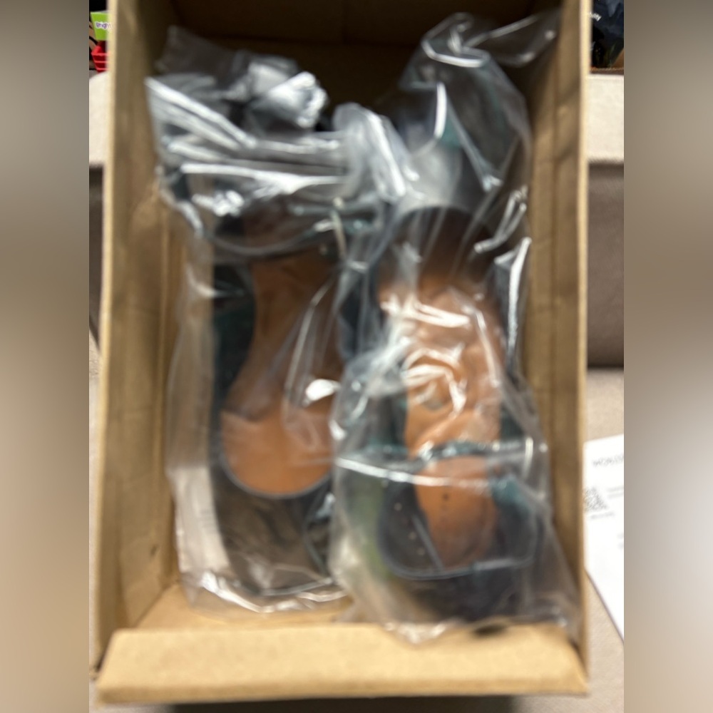 Size 6M Lucky Brand,
Black Ankle Strap Women's flats shoe
NEW IN BOX - Picture 3 of 10